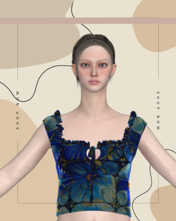 Top Dress Wanita Pola #2509 - Image 3